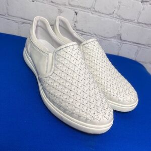 |•JOSEF SIEBEL•| White Caren 72 Women Leather Sneaker Slip-On Shoe Size 39 / 8.5